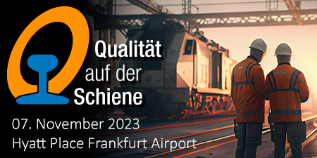 Qualität auf der Schiene am 07. November 2023 in Frankfurt